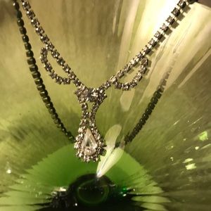Gem embedded necklace